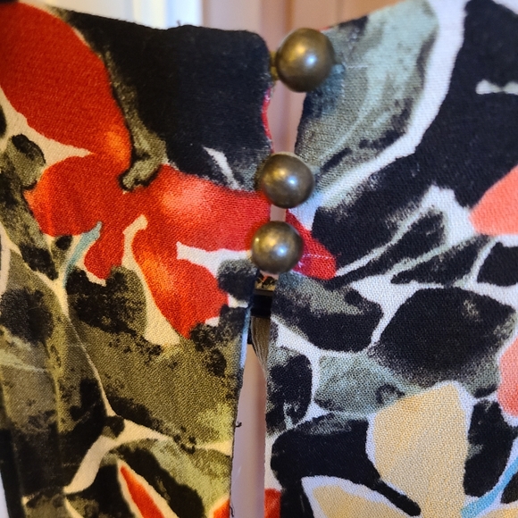 NWT Tropical floral midi halter dress - Picture 10 of 13